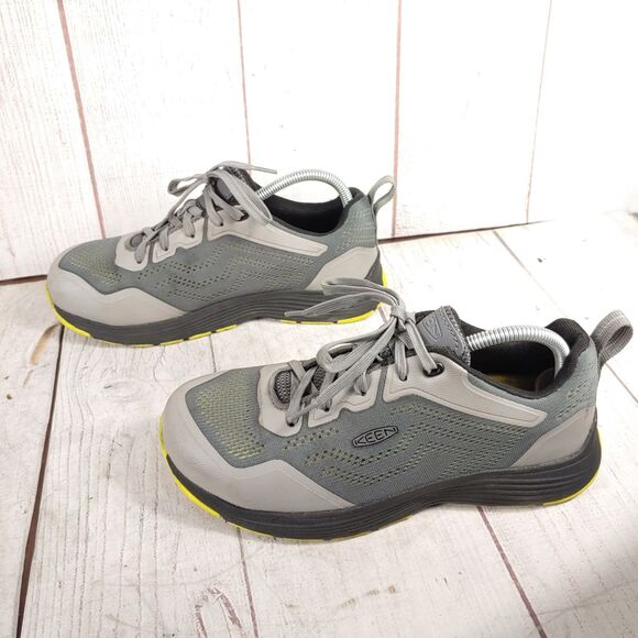 Men\'s Keen SIZE 8.5D - Sparta 2 ESD  ALUMINUM Toe Shoes - Gray Green - 1027458D
